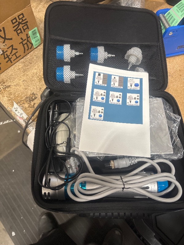 Photo 1 of 
Shockwave Therapy Machine, Electromagnetic Extracorporeal Shock Wave Therapy Machine Touch Screen Pain Relief Body Massager Muscle Relax with 7 Massage Heads