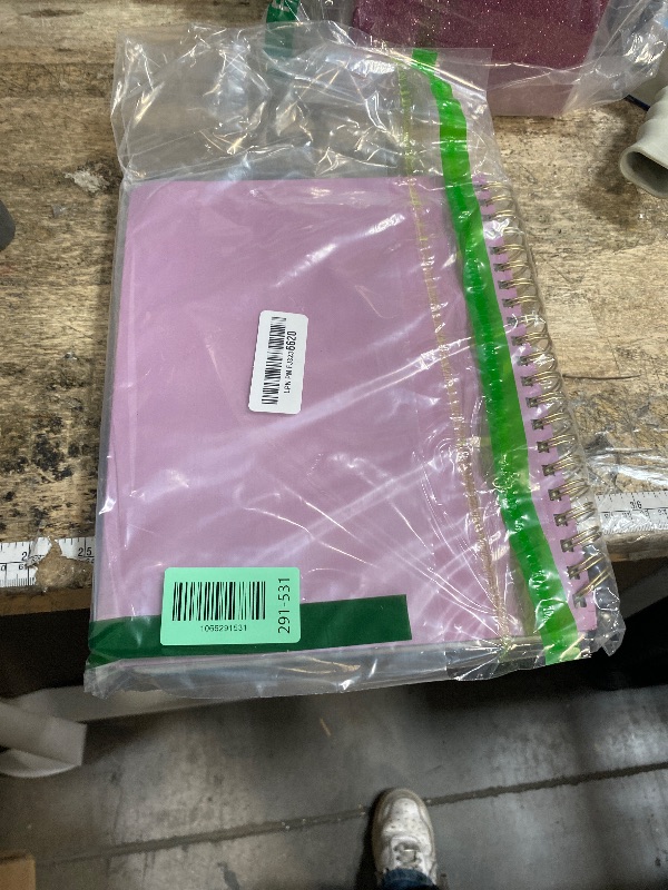 Photo 1 of Hardcover Spiral Journal Notebooks for Work With Removable Dividers & Tabs, 8.5"x11" 5 Subject Notebook for Note Taking & Organizer, A4 College Ruled Lined Journal for Women & Writing, Purple, 280 Pages