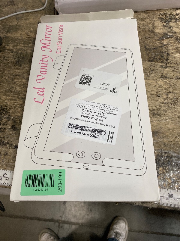 Photo 1 of Led Sun Visor Vanity Mirror, Upgraded Large Car Mirrors with Lights, Dimmable Light up Vanity Makeup Mirror for Car,Rechargeable Universal Rear View Visor Mirrors