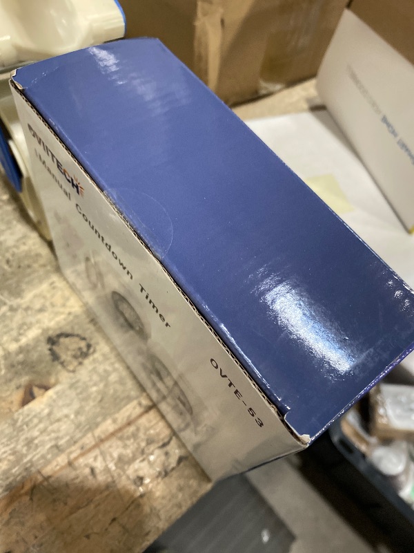 Photo 1 of 24 Hour Indoor Mechanical Timer with 2 Ground 3 Plug Socket Timer?30 min Daily on/Off Cycle for Lamps, Christmas Tree Lights, ETL Certified, White?4 Pack