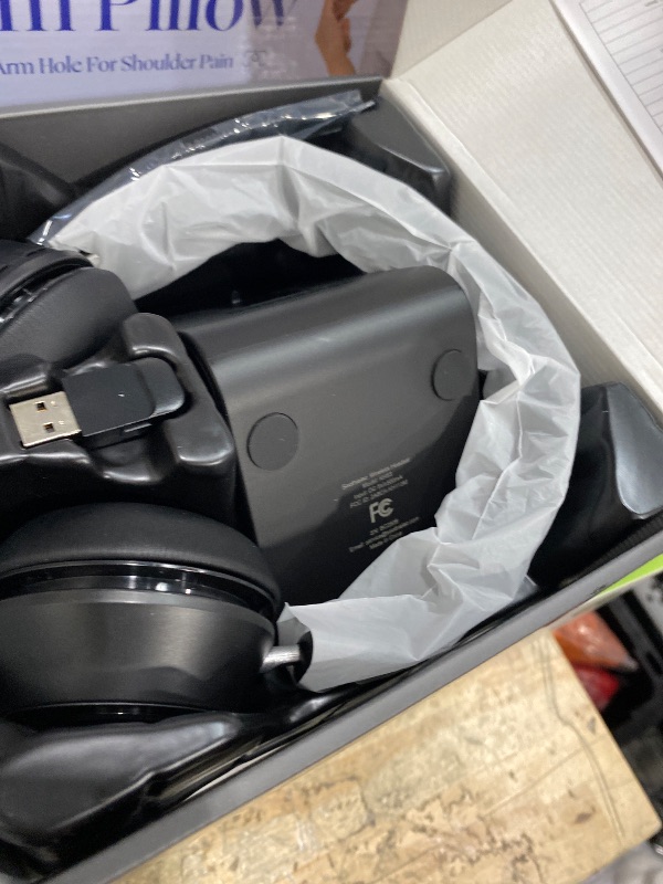 Photo 1 of (Upgraded Version) Wireless Headset, Bluetooth Headset with Noise Cancelling Microphone, Best Headphones with Mic Mute & USB Dongle for PC/Computer/Laptop/Cell Phones/Remote Work/Call Center