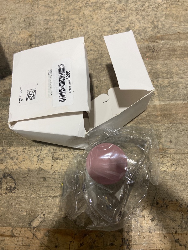 Photo 1 of 1 Pack Breastmilk Collection Replacement Accessories for Momcozy Upgraded Mobile Flow M9, Upgraded M9 Milk Container with Red Silicone Cap, Not Mom Cozy Original Parts