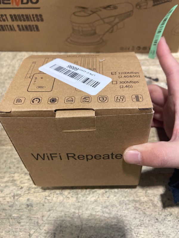 Photo 1 of 1200Mbps WiFi Extender Signal Booster,WiFi Extender Dual Band for Home?New Gen 6X Faster Internet Booster Extender, WiFi Repeater Coverage up to 10K sq.ft and 65 Devices(Black)