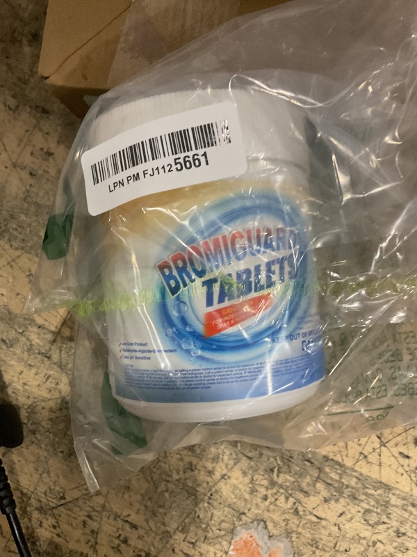 Photo 1 of 1 Inch 1.2 lbs Bromine Tablets for Spa Hot Tub| Brominating Chemical Sanitizer for Spas, Hot Tubs or Indoor Pools