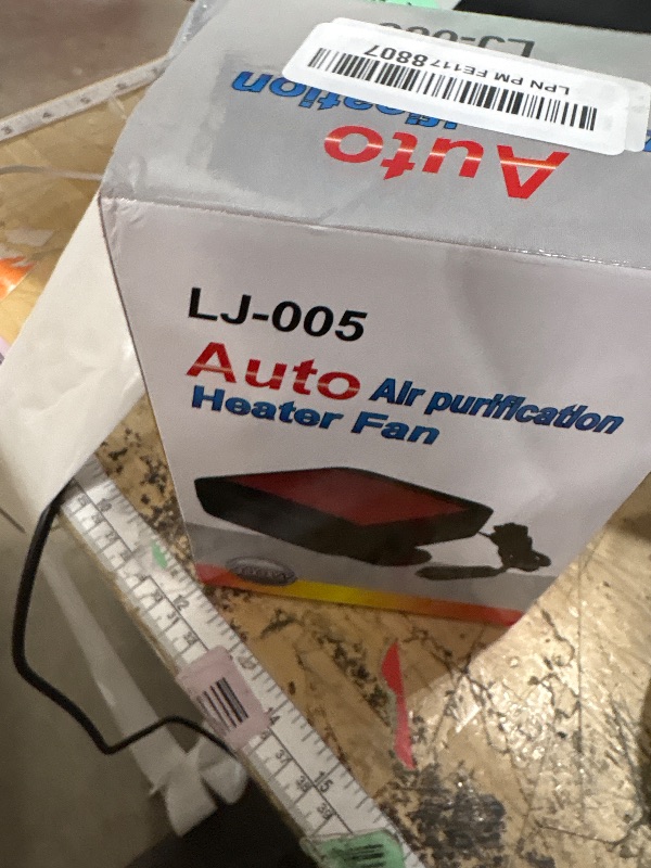 Photo 1 of 12V 150W Portable Car Heater Fast Demisting Defroster, Automobile Car Heater Can Heat Rapidly inwith Heating Cooling Air Purify, 360Degree Rotary Defroster Portable Car Heater (FF-5)