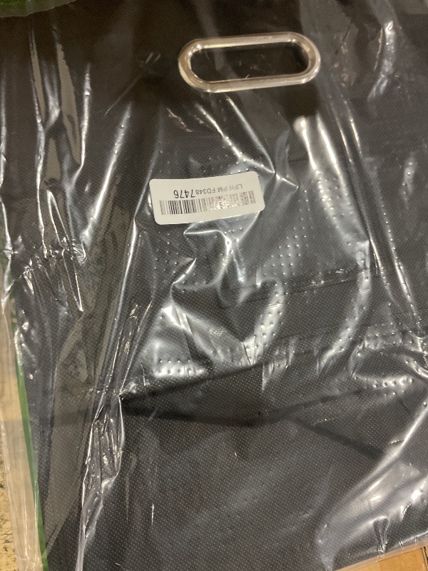 Photo 2 of CADONO File Organizer Box with Lid, Large Hanging File Folder Organizer with Plastic Slide, Collapsible Portable Filing Storage Boxes for Office/Decor/Home (Black, 14.9 x 12.59 x 10.8 inch)