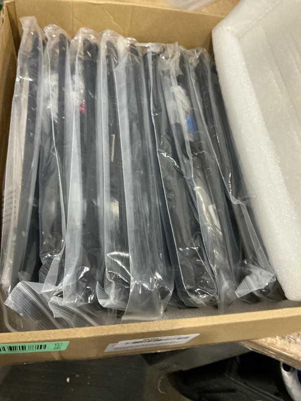 Photo 1 of Kwinmyso 8-Packs 5W 12 Inch LED Hardscape Paver Lighting,12V AC/DC Low Voltage Retaining Wall Lights,LED Landscape Lighting,2700K Soft White Outdoor Step Light,50,000 Hours Lifespan-Black