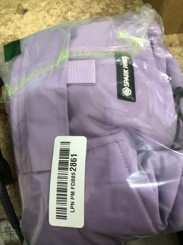 Photo 1 of *** RUNS SMALL*** Spark Paws Dog Winter Jacket, Water-Resistant Coat, Warm Reflective Windproof Fleece-Interior, for Medium and Large Dogs - Lilac - L