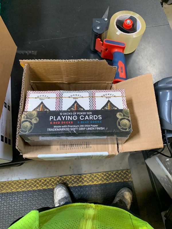 Photo 1 of 12 DECKS OF PLAYING CARDS 2 PACKS 