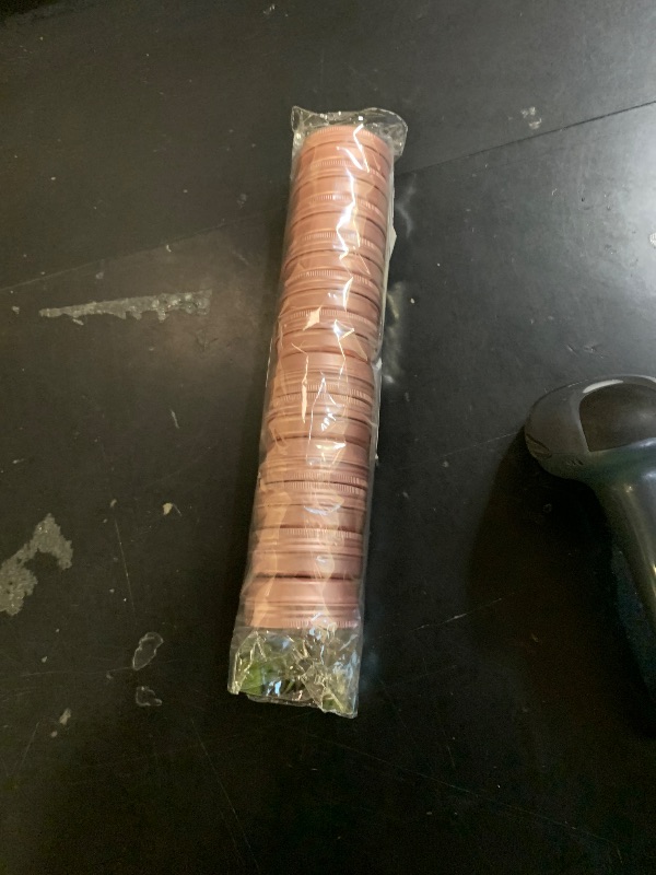 Photo 1 of 1 oz Aluminum Tin Jar with Screw Cap Refillable Container for Cosmetic, Lip Balm, Cream, Rose Gold 12 Pcs.