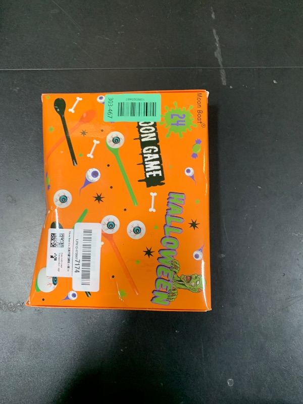 Photo 1 of 24 Packs Halloween Game Eyeball Spoon Relay Race Toy Set- Indoor Outdoor Party Supplies Decorations