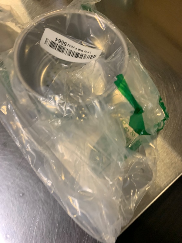 Photo 1 of ?Stainless Steel Sink Drain Strainer Basket, Kitchen Swan Faucet Hanging Filter Basket, Corner Sink Strainer, Multi-Functional Drain Basket for Fruit, Vegetable(Color:Silver)