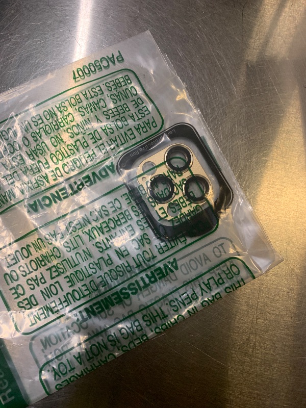 Photo 1 of [2 Pack] Tamoria Compatible for iPhone 12 Pro Max Camera Lens Protector Metal Plus Tempered Glass Camera Cover Oneness Design, Support LIDAR Scanner, Explosion-Proof Accessories Gold