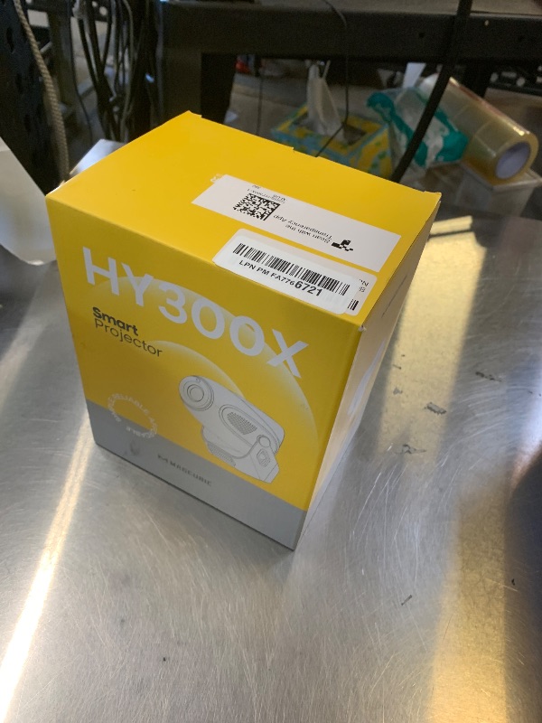 Photo 1 of ?Electric Focus?Projector with WiFi 6 and Bluetooth 5.0, Mini Portable Native 720P with 4K Support, Smart Proyector Built in Android 14, Auto Vertical Keystone, Home Movie Projectors for Outdoor