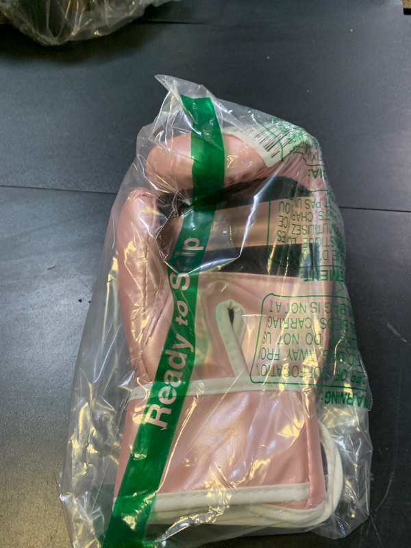 Photo 1 of 1 GLOVE ONLY ----- PiscatorZone Pro Style Boxing Gloves Punching Bag Gloves for Women, PU Leather Gloves for Training Muay Thai, Sparring, Fighting Kickboxing,Heavy Punching Bag Gloves for Ladies (8oz)