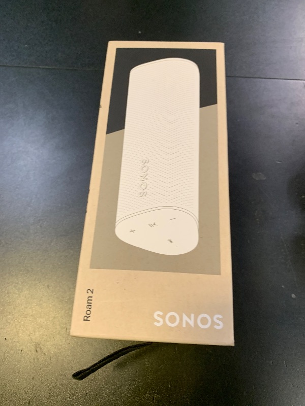 Photo 1 of *USED/DAMAGED** Sonos Roam 2 - White - Portable Waterproof Bluetooth Speaker