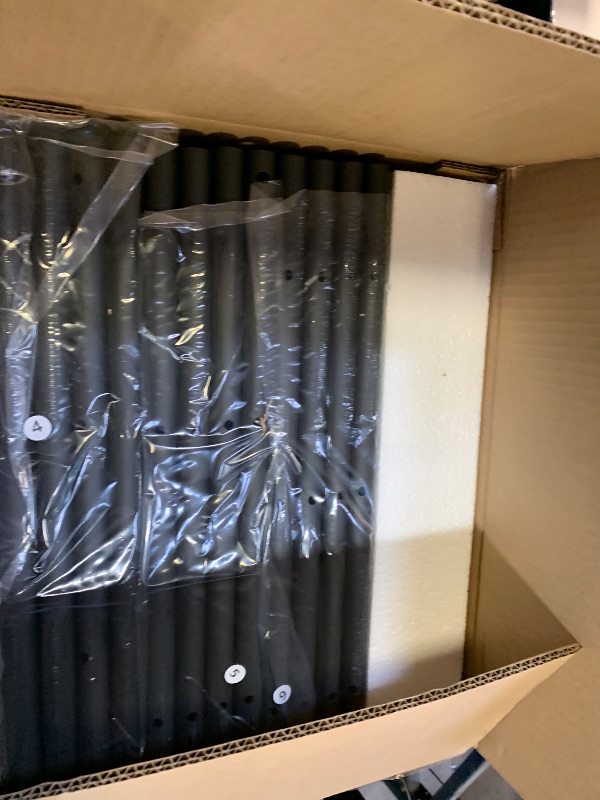 Photo 3 of VOPEAK Home Gym Storage Rack with Wheels, Yoga Mat Storage Organizer for Kettlebells, Dumbbells, Resistance Bands, Space Saving 3-Tier Weight Rack for Home Gym, Garage, Easy to Install (Black)