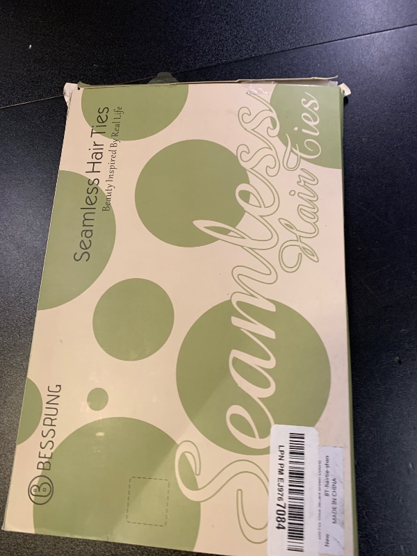 Photo 1 of 100 Pcs Thick Seamless Hair Ties, Ponytail Holders Hair Accessories No Damage for Thick Hair Christmas Gift(Dark Brown Colors)