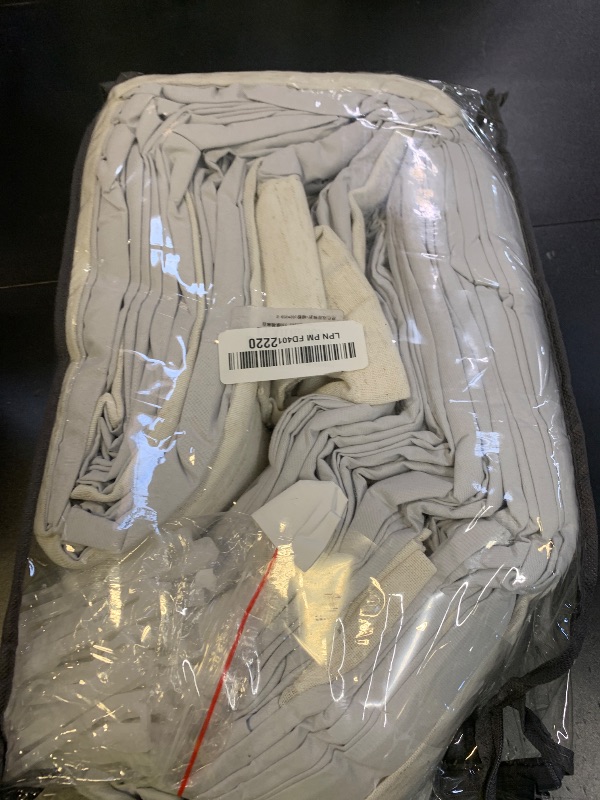 Photo 1 of 102 Inches Long Pinch Pleated Linen Blackout Curtains for Bedroom Back Tab Track Memory Trained Shape Farmhouse Light Blocking Curtains 102 Inch Length for Living Dining Room Darkening Drapes Cream