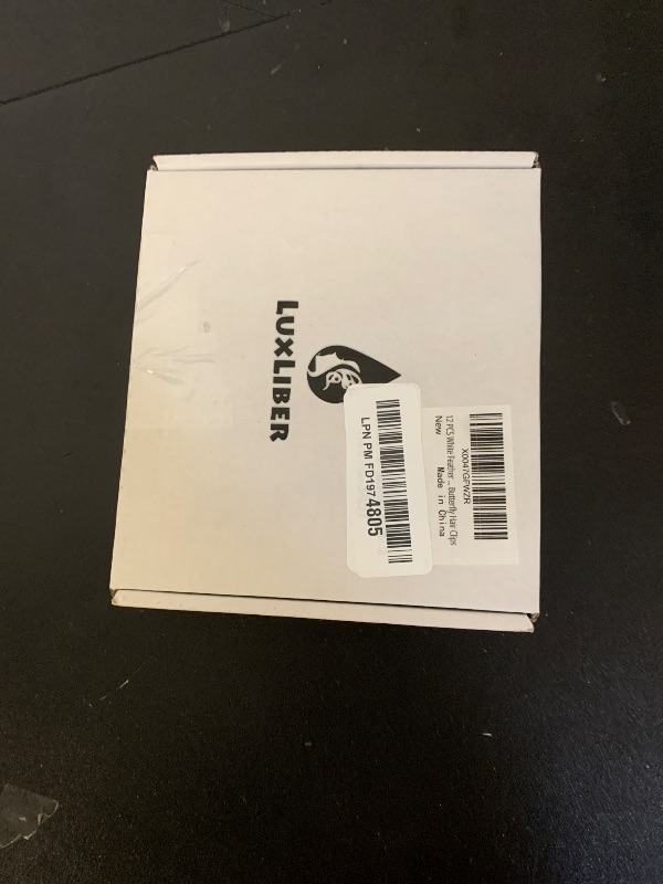 Photo 1 of 12 PCS White Feather 3D Butterfly Wall Stickers, Glitter Butterflies Decor for Flower Bouquet Nursery Wedding Cake Baby Shower Birtyday Party Decorations DIY Crafts, Butterfly Hair Clips