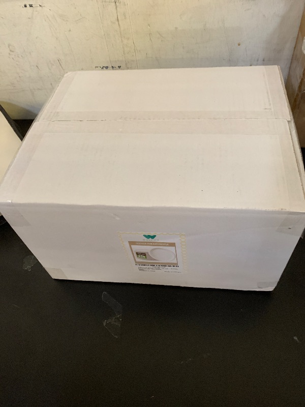 Photo 1 of 100% Compostable Oval Paper Plates 12 Inch, 125-Pack Large Heavy Duty Paper Plates Bulk,Biodegradable Bagasse,Eco-Friendly Disposable Dinner Plate for BBQ,Picnic,Party (BPI Certified,Microwaveable)