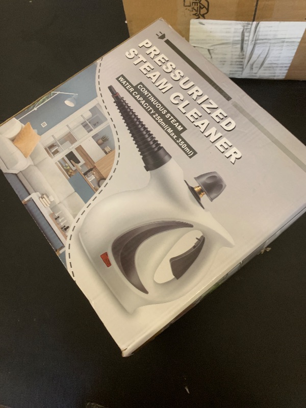 Photo 1 of Spurgehom Handheld Steam Cleaner, Portable Steamer with Large Capacity,11-Piece Accessory Set for Floor, Car, Carpet, Upholstery, Couch, Tile, Windows Cleaning (Grey)