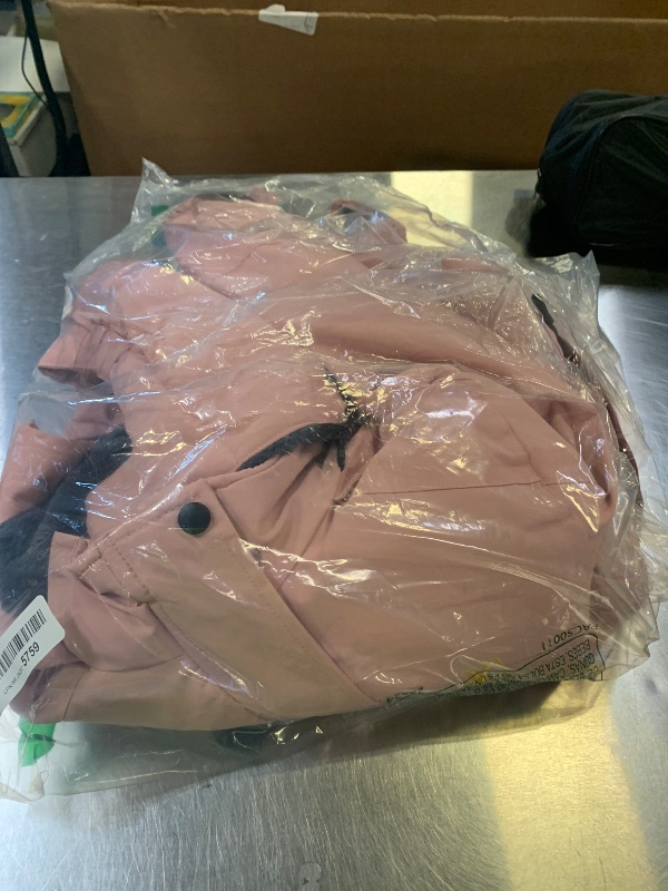 Photo 1 of Keevoom Winter Jackets For Girls,Teenage Waterproof Zipper Up Parka Cold Weather Outdoor Snow Coat Windbreaker Pink Size 8