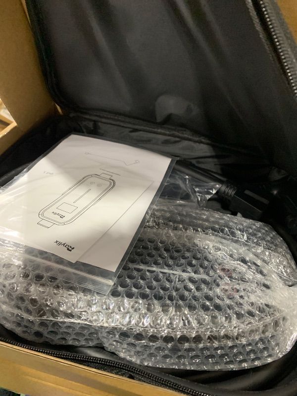 Photo 1 of 12A-16A Level 1&2 Charger for Tesla Adjustable Current, Delay Charge & Smart Display NACS Mobile/Home Charger, 21ft Mobile Connector Cable for Model X/Y/3/S/Cybertruck, NEMA 6-20/5-15 Plug, 110-240V