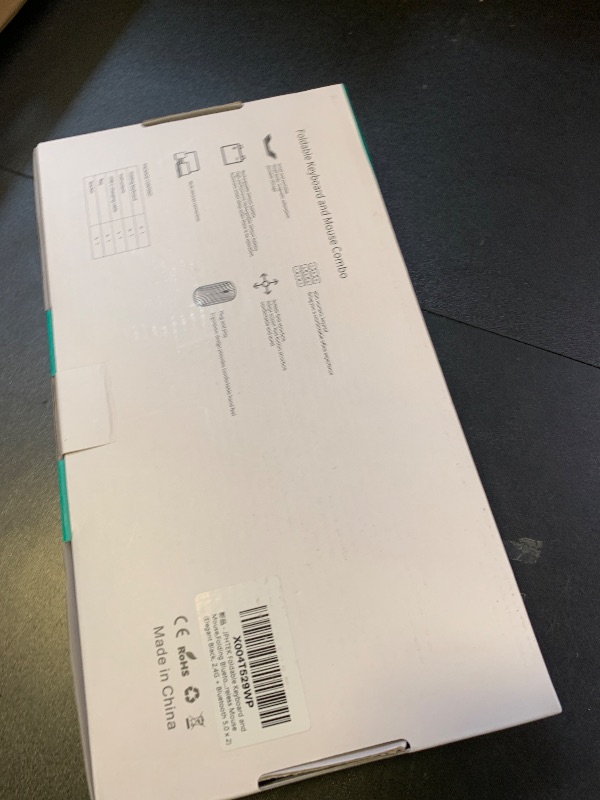 Photo 3 of Foldable Keyboard and Mouse, Folding Bluetooth Keyboard Combo, Full-Size Portable Travel Keyboard & Mouse for Business Travel, Compatible with Laptop iPad Tablet - Elegant Black, 2.4G + BT5.1 x 2