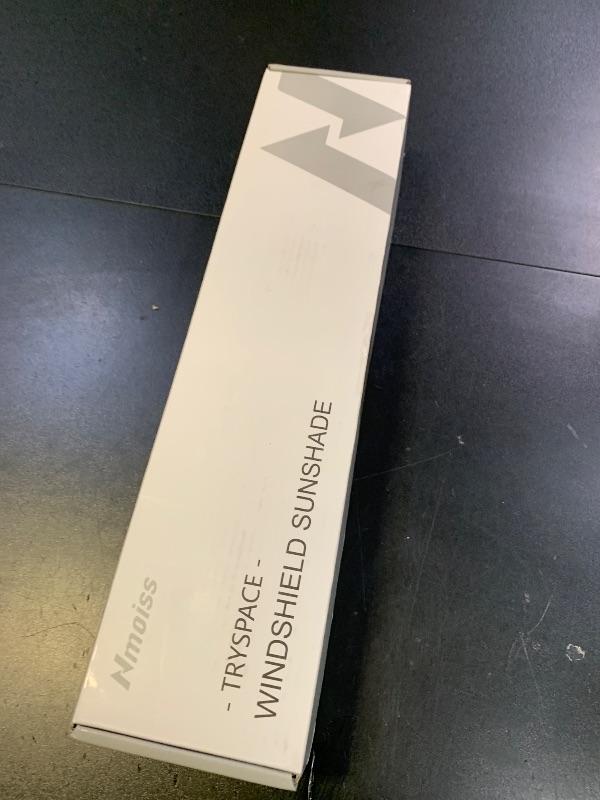 Photo 1 of [2025 Upgrade] Nmoiss Windshield Sun Shade Umbrella - [Vinyl Coating Heat Shield] Protect Car from Sun Rays & Heat Damage Keep Cool and Protect Interior, Spring Structure Edge Medium 56" L x 31" W