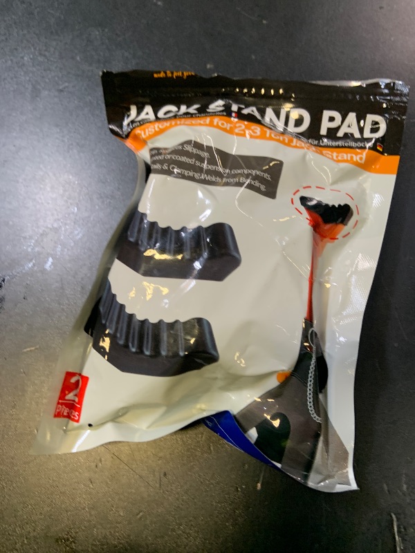 Photo 1 of 3Ton Car Jack Stand Pad Rubber Slotted Guard Support Block Lifting Lift Frame Rail Pinch Protector Anti-Slip Floor Cushion