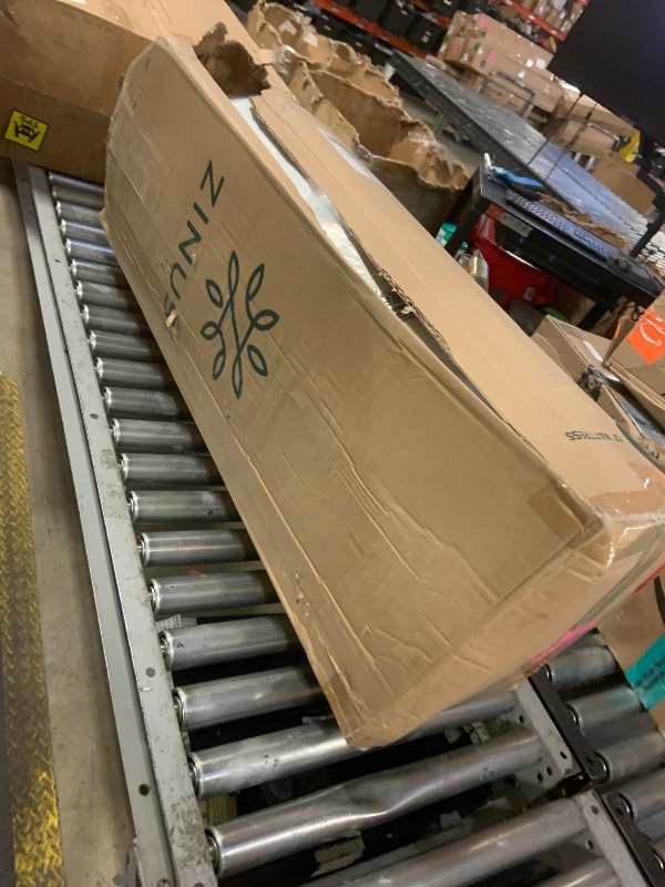 Photo 1 of ZINUS 12 Inch King Green Tea Memory Foam Mattress [New Version], Fiberglass free, Medium Firm Feel, Zoned Pressure Relief, Certified Safe Foams & Fabric, Mattress in A Box