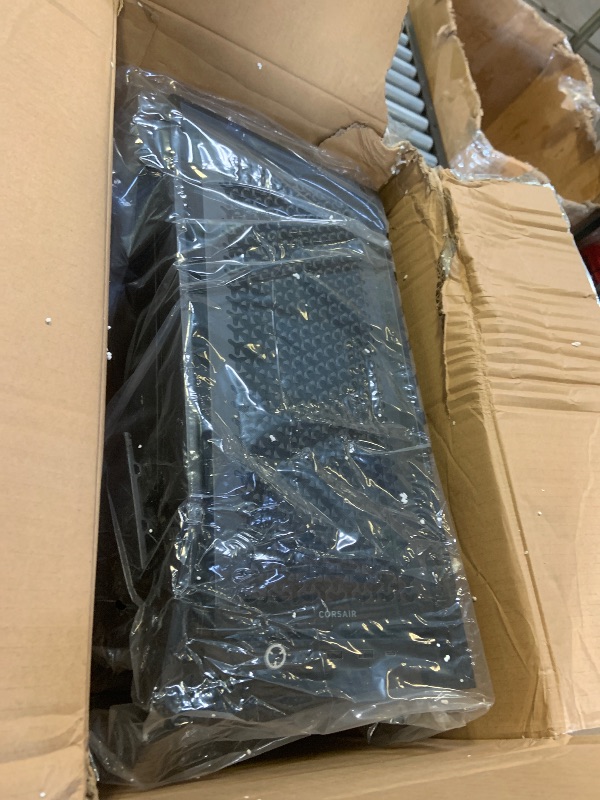 Photo 1 of *DAMAGED**SEE PHOTOS** CORSAIR - FRAME 4000D RS ATX Mid-Tower PC Case - Black