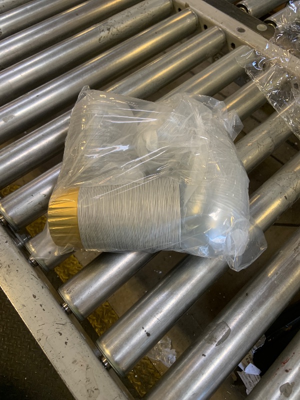 Photo 1 of 100 Pack 5oz Cupcake Pans with Dome Lids, Disposable Ramekin Cupcake Liners,Reusable Mini Muffin Case Dessert Containers for Birthday Wedding Party (Gold)