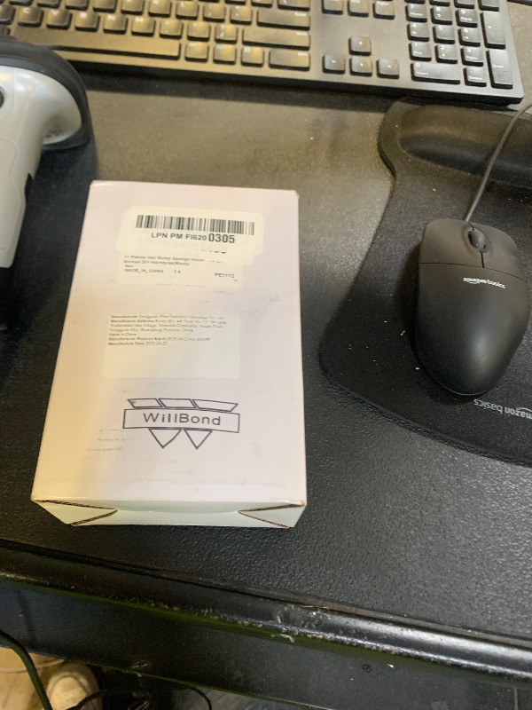 Photo 1 of 11 Pieces Hair Bump Sponge Volume Hair Bases Set Bump It Accessory for Volume Insert Styling Tools up Combs Clips Sponge Bun Updo Accessories for Women DIY Hairstyles(Black)