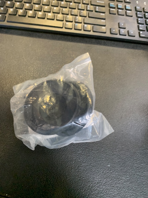 Photo 1 of (2 Pack) Exact Replacement for InSinkErator STP-PL/STPPL Black Rubber Sink Stopper for Garbage Disposal – Compatible with Standard 3-1/2" Drains from Kohler, Waste King, Whirlpool, and More