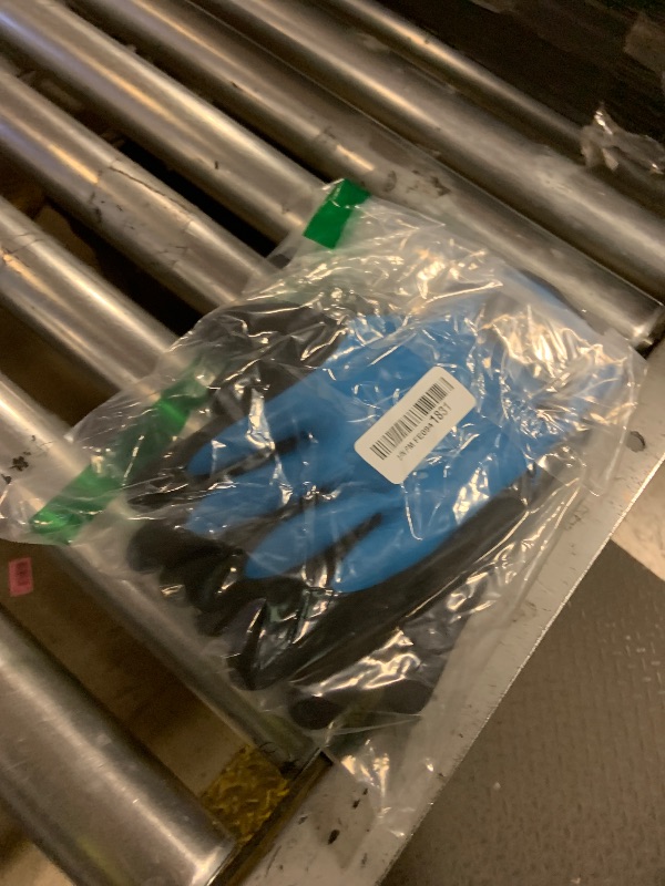 Photo 1 of 100% Waterproof Gloves for Men and Women, Winter Work Gloves for Cold Weather, Touchsreen, Thermal Insulated Freezer Gloves, With Grip, Blue, Large