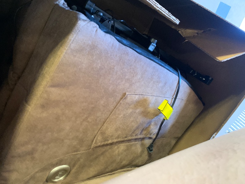 Photo 1 of *NONFUNCTIONAL** Signature Design by Ashley Altari Modern Nursery Manual Rocker Recliner, BROWN