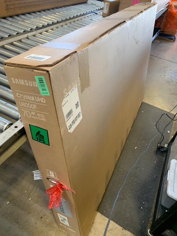 Photo 1 of nonfunctional---------selling for parts only -------------------------------------Samsung 70-Inch Class Crystal UHD U8000F 4K Smart TV (2025 Model) Endless Free Content, Crystal Processor 4K, MetalStream Design, Knox Security, Alexa Built-in