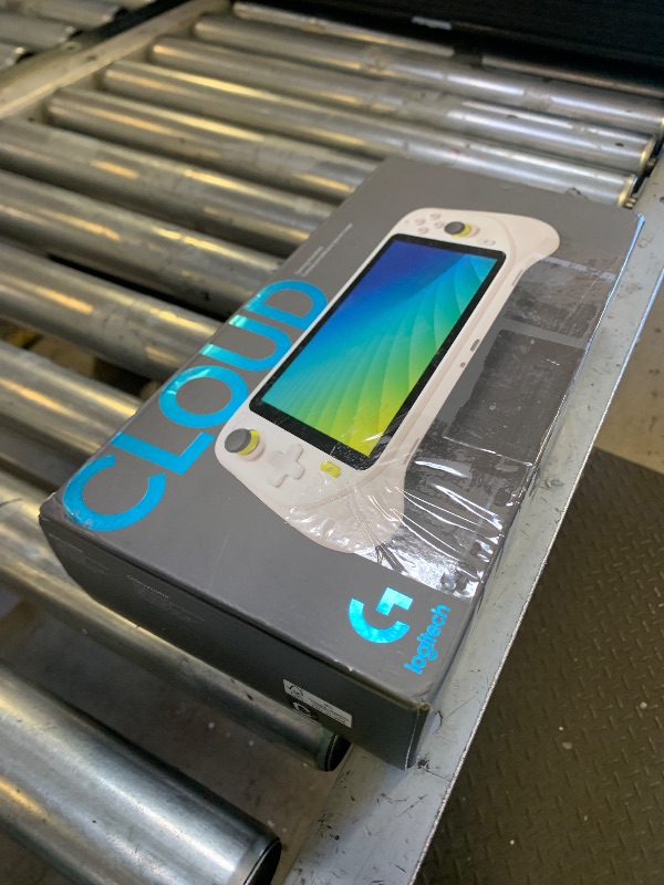 Photo 1 of Logitech G Cloud Handheld Portable Gaming Console with Long-Battery Life, 1080P 7-Inch Touchscreen, Lightweight Design, Xbox Cloud Gaming, NVIDIA GeForce NOW, Google Play