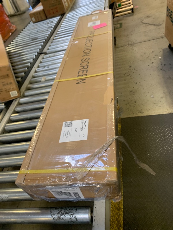 Photo 1 of ALR Screen for UST Projector, 120 inch ALR Fixed Frame Projector Screen Wall Mount 16:9 8K/4K 3D, Grey Projection Screen, 0.39 inch Ultra-Narrow Bezel for Movies and Games