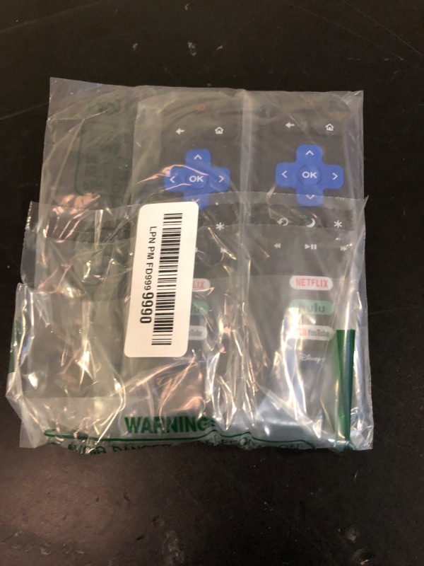 Photo 1 of (Pack of 2) Replacement Remote Control Only for Roku TV, Compatible for TCL Roku/Hisense Roku/Onn Roku/Sharp Roku/Element Roku/Westinghouse Roku/Philips Roku Smart TVs (Not for Roku Stick and Box)