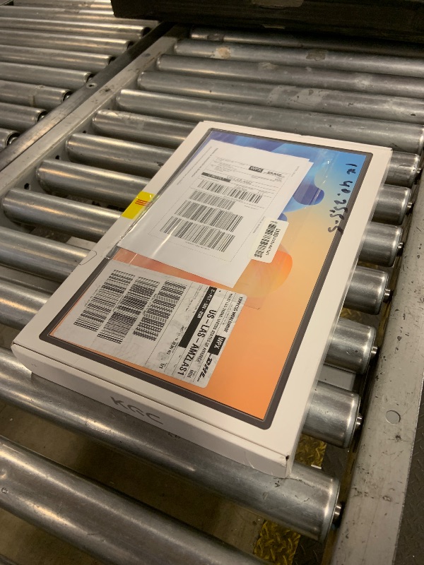 Photo 1 of **DAMAGED** KQC Portable Monitor 15.6" 1080P FHD IPS Display, Ultra-Slim USB-C HDMI Travel Monitor with Kickstand, Zero Bezel Screen Extender for Laptop, Mac, Phone, PS, Xbox, Switch Gaming