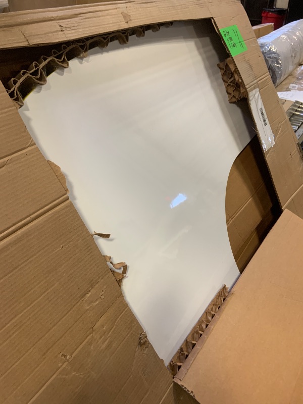 Photo 1 of Correll 60"x66" Horseshoe Shaped Classroom Activity Table, Height Adjustable (19"-29") White Top, Black Edge, Durable High Pressure Laminate, Silver/Chrome Legs, School Furniture, Made in The USA
