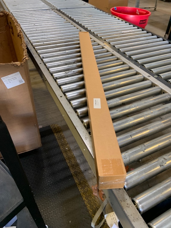 Photo 1 of 1 Inch Heavy Duty Blackout Curtain Rods for Windows, Industrial Pipe Wrap Around Room Divider Decorative Curtain Rods Wall Mount & Ceiling Mount, Black, 72-144 Inch