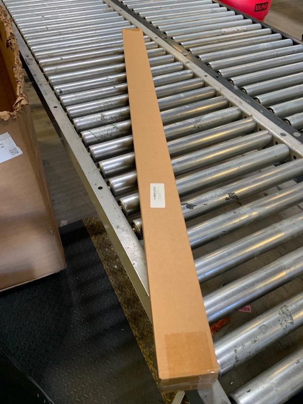 Photo 1 of 1 Inch Heavy Duty Blackout Curtain Rods for Windows, Industrial Pipe Wrap Around Room Divider Decorative Curtain Rods Wall Mount & Ceiling Mount, Black, 72-144 Inch