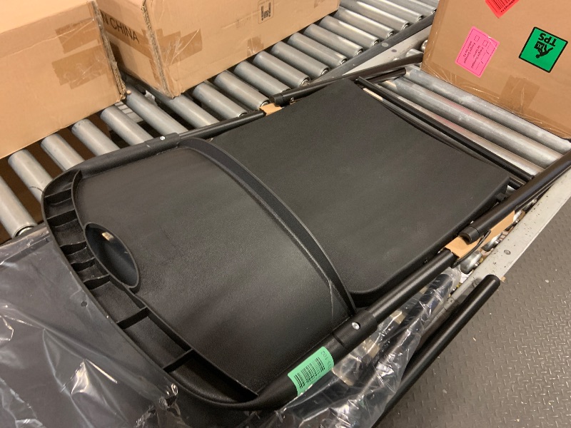 Photo 1 of 1 PCK Amazon Basics Sturdy Foldable Plastic Chair, Portable, 350-Pound Capacity, Black,