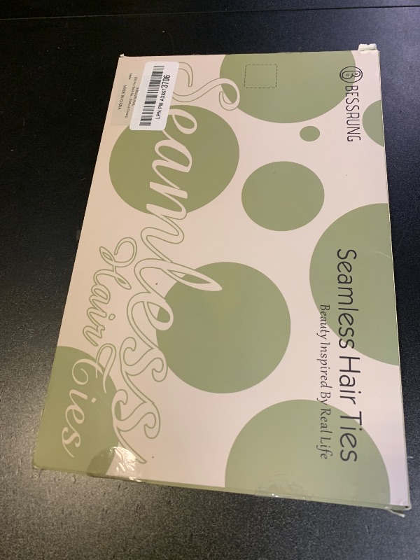 Photo 1 of 100 Pcs Thick Seamless Hair Ties, Ponytail Holders Hair Accessories No Damage for Thick Hair, Valentine's Day Christmas Gift (Natural Colors)