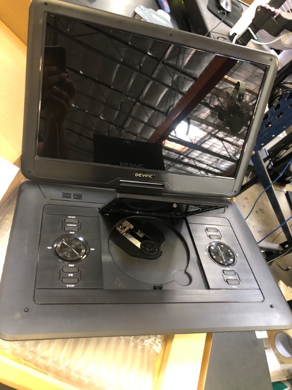 Photo 1 of *CHECK NOTES** DEVINC 17.9" Portable DVD Player with 15.6" HD Swivel Screen, Support Multiple DVD CD Formats/USB/SD Card/Sync TV, 6 Hours Rechargeable Battery, Car Charger, Remote Control, Region Free