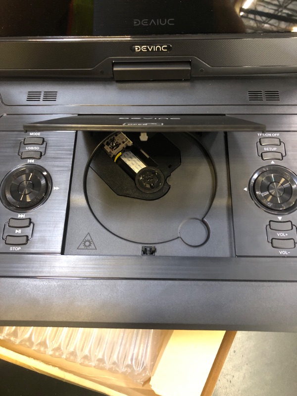 Photo 1 of *CHECK NOTES** DEVINC 17.9" Portable DVD Player with 15.6" HD Swivel Screen, Support Multiple DVD CD Formats/USB/SD Card/Sync TV, 6 Hours Rechargeable Battery, Car Charger, Remote Control, Region Free